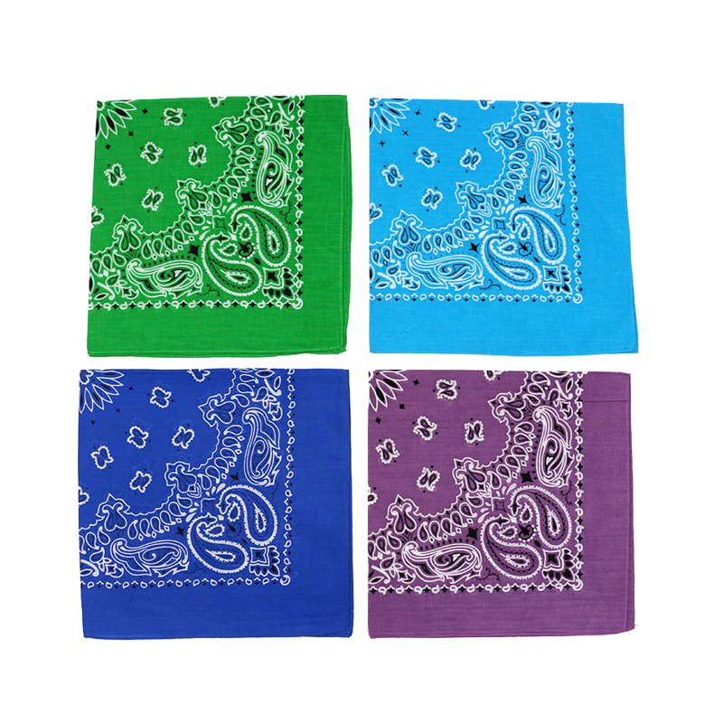 Handkerchief Cotton Men - Hip-hopowy męski szalik z chustką z
