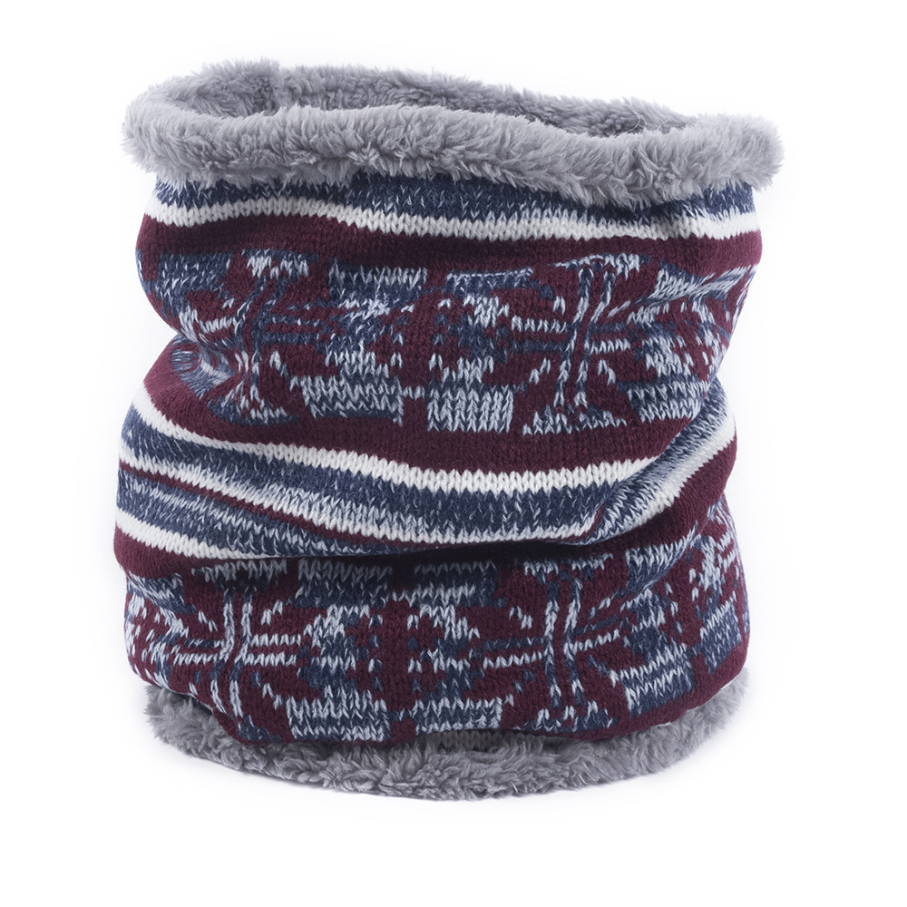 Infinity Scarf Knit - OVTRB Ciepłe dzianinowe szaliki z podszewką