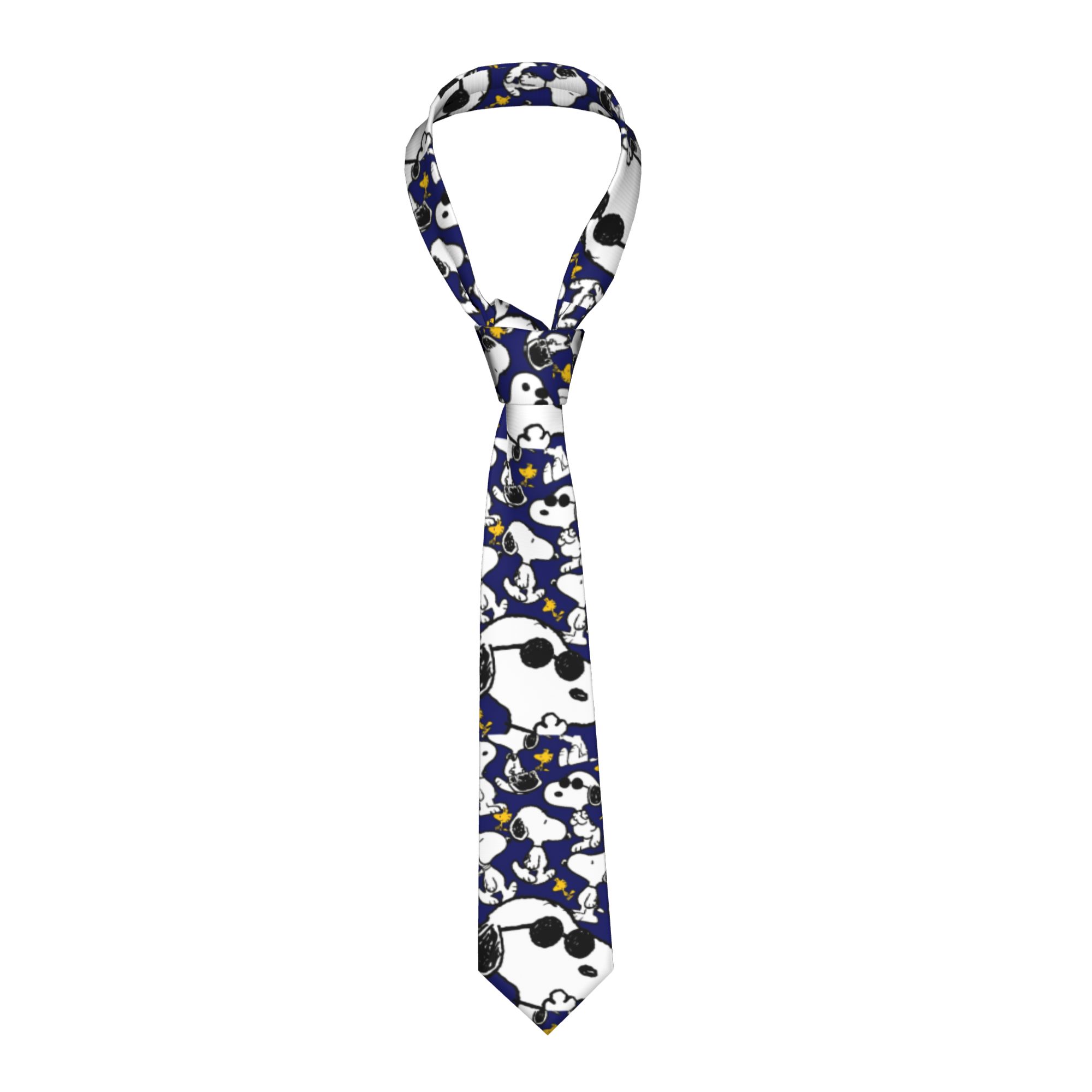 Skinny Tie Men - Krawat Snoopys Woodstock Unisex 8 cm,