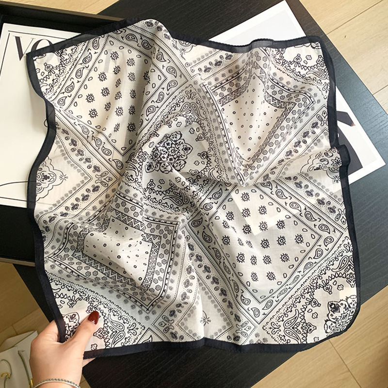 Bandana Cotton - Szal damski 70% bawełna 30% jedwab