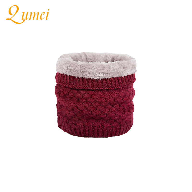 Infinity Scarf Knit - 3 sztuk damskie szaliki Unisex zima
