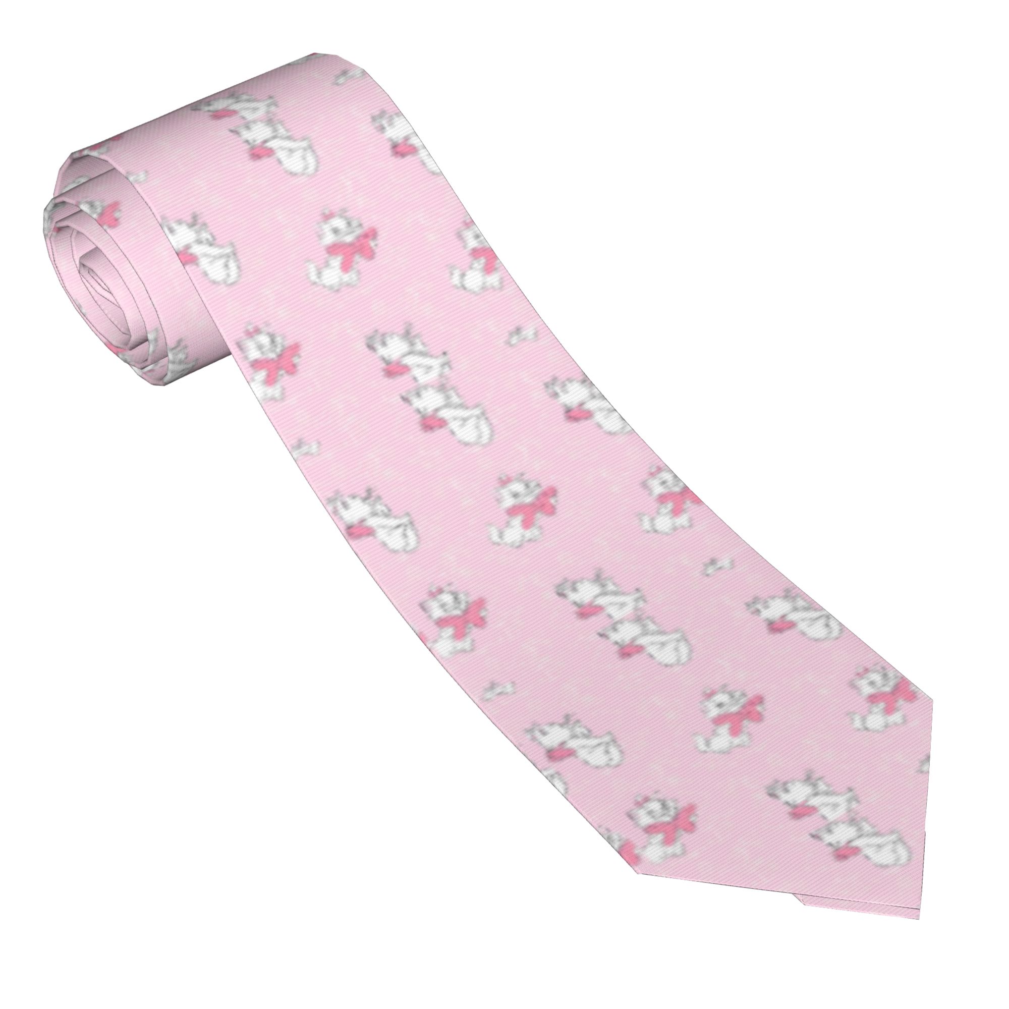 Skinny Tie Men - Krawaty Aristocats Maries Cats Unisex Wąskie