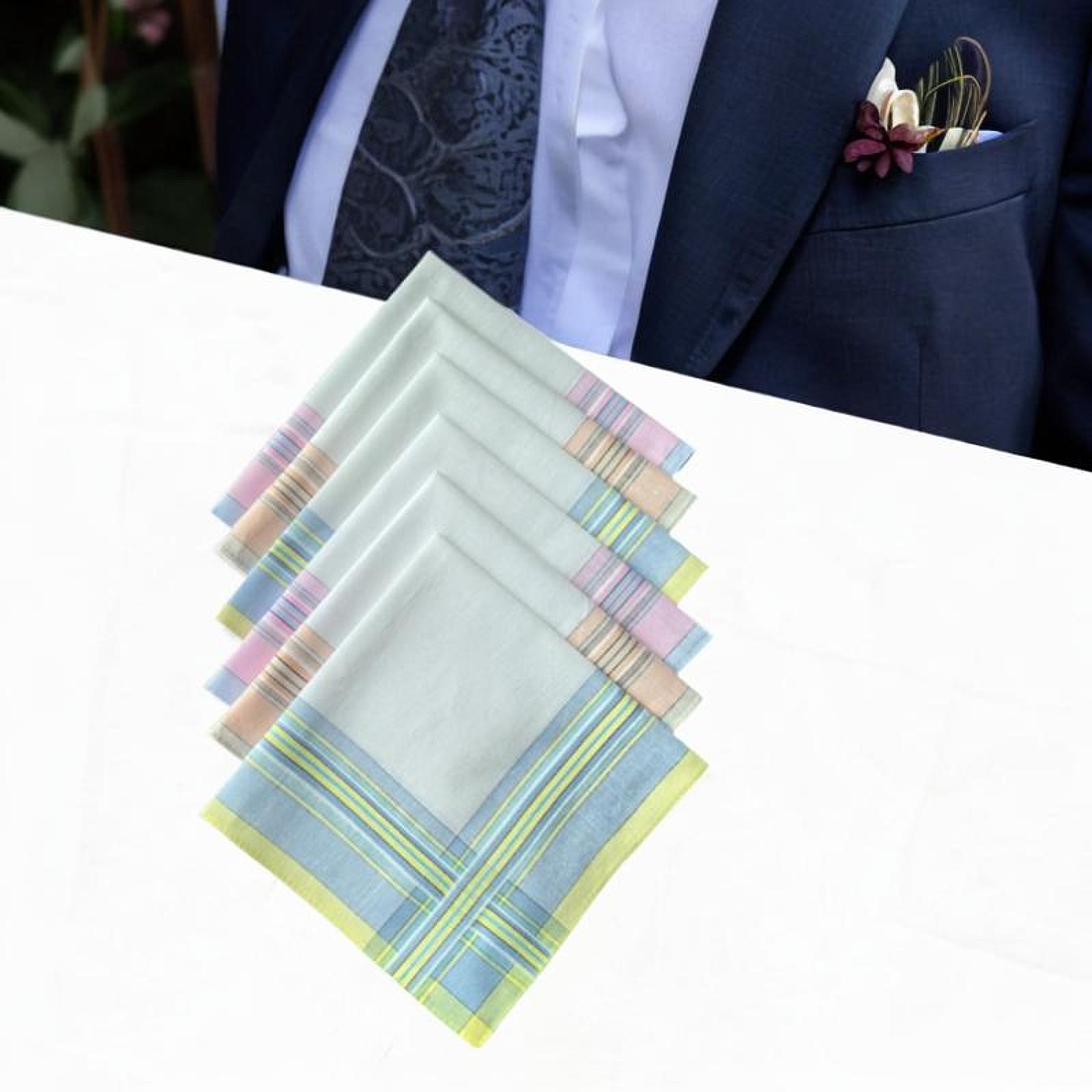 6 szt. bawełnianych chusteczek – Handkerchief Cotton Men recenzja i cena