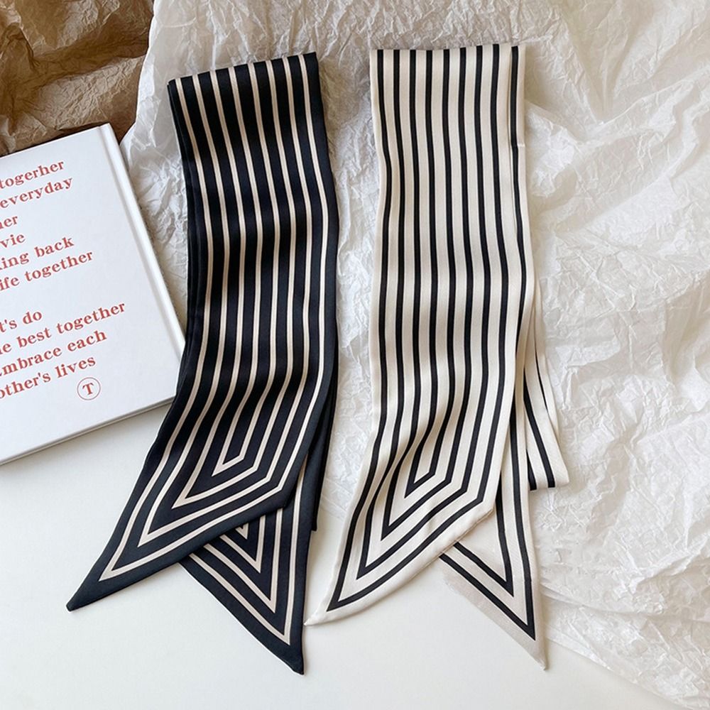 Opaska na głowę z wstążką Apas – Silk Tie Striped recenzja i cena