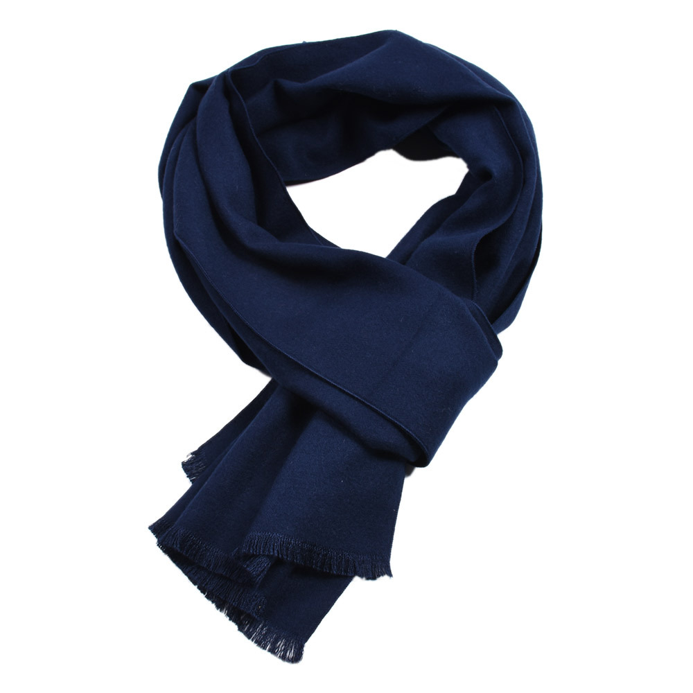 Jednokolorowy szalik z kaszmir – Muffler Men Wool recenzja i cena
