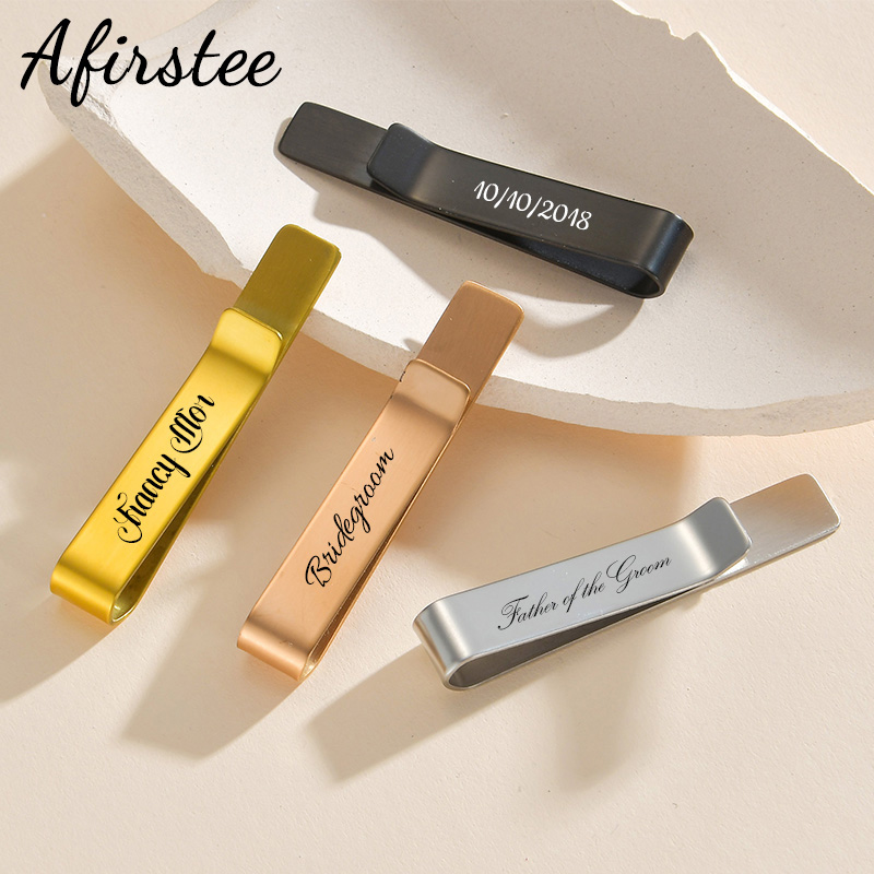 Afirstee Grawerowane imię ze s – Tie Bar Set Gift recenzja i cena