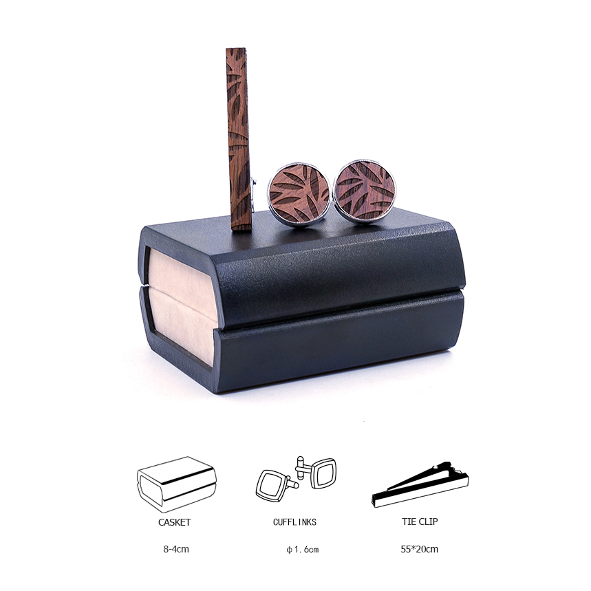 2019 spinki do mankietów spink – Tie Bar Set Gift recenzja i cena