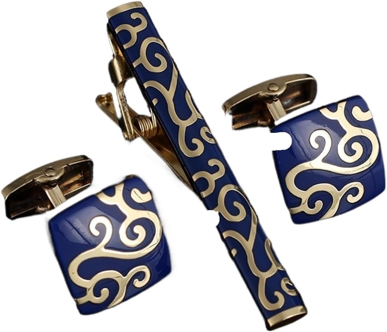 2 zestawy, męskie krawaty, kli – Tie Bar Set Gift recenzja i cena