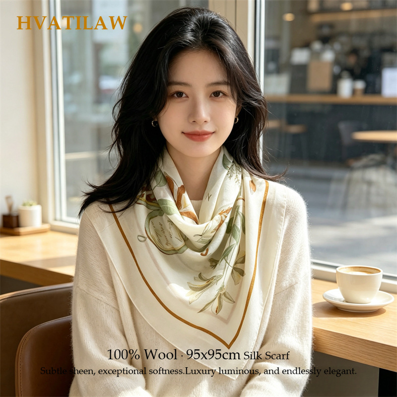 Szalik damski ze 100% wełny, l – Pashmina Wrap Large recenzja i cena