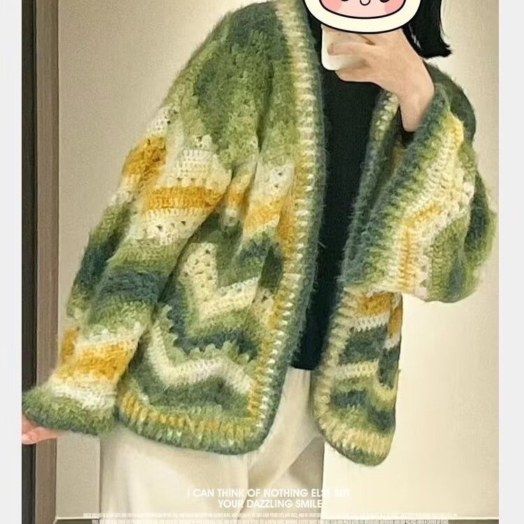 Gradientowa włóczka wełniana z – Woven Scarf Blanket recenzja i cena
