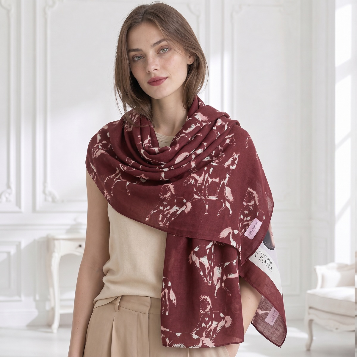 Szalik Damski Bawełniany Muzuł – Pashmina Wrap Large recenzja i cena