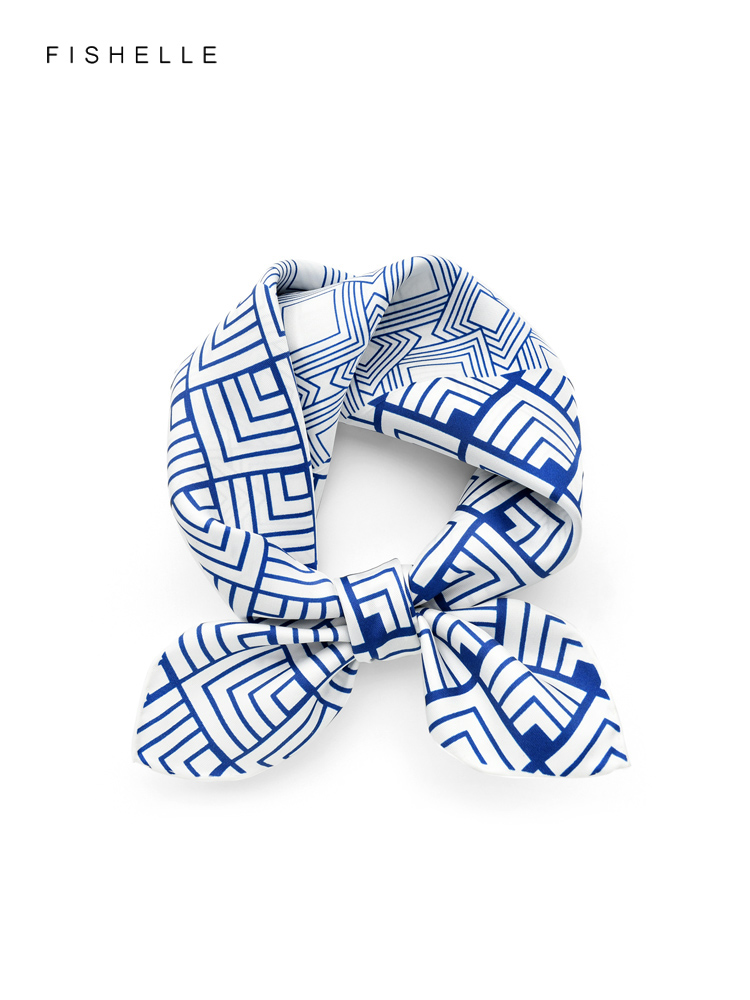 Chiński klasyczny niebieski bi – Ascot Neck Scarf recenzja i cena