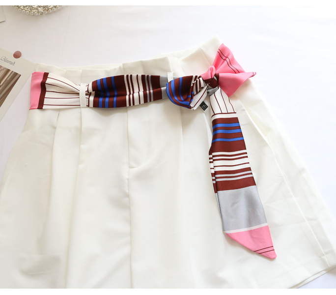 TOP mała długa jedwabna apaszk – Silk Tie Striped recenzja i cena
