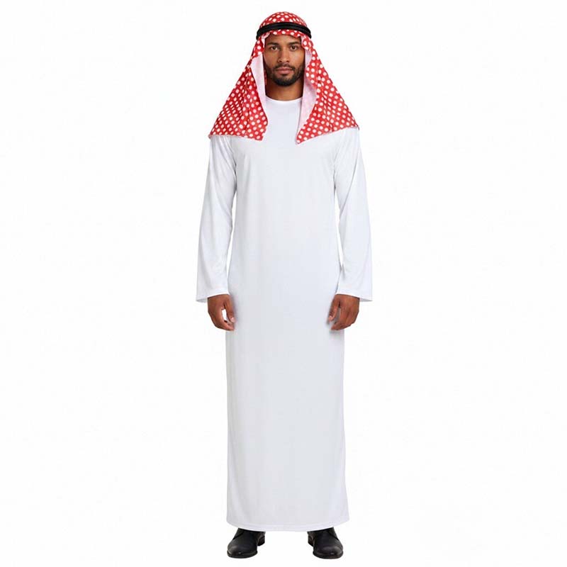 Tradycyjny arabski strój, arab – Ascot Neck Scarf recenzja i cena