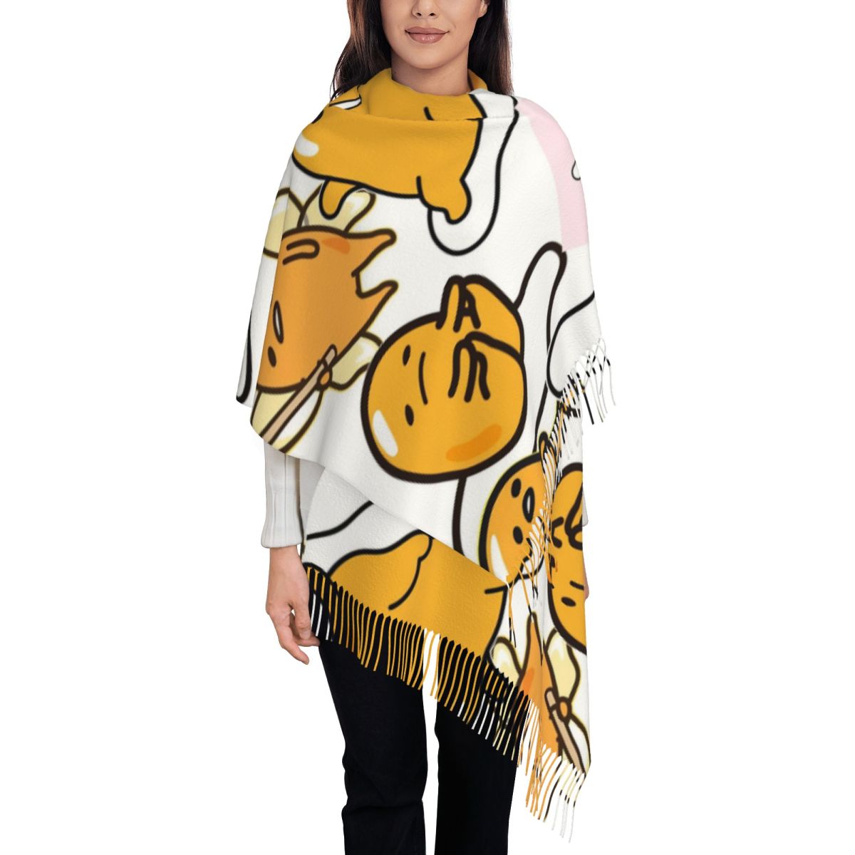 Szalik damski z motywem Gudeta – Pashmina Wrap Large recenzja i cena