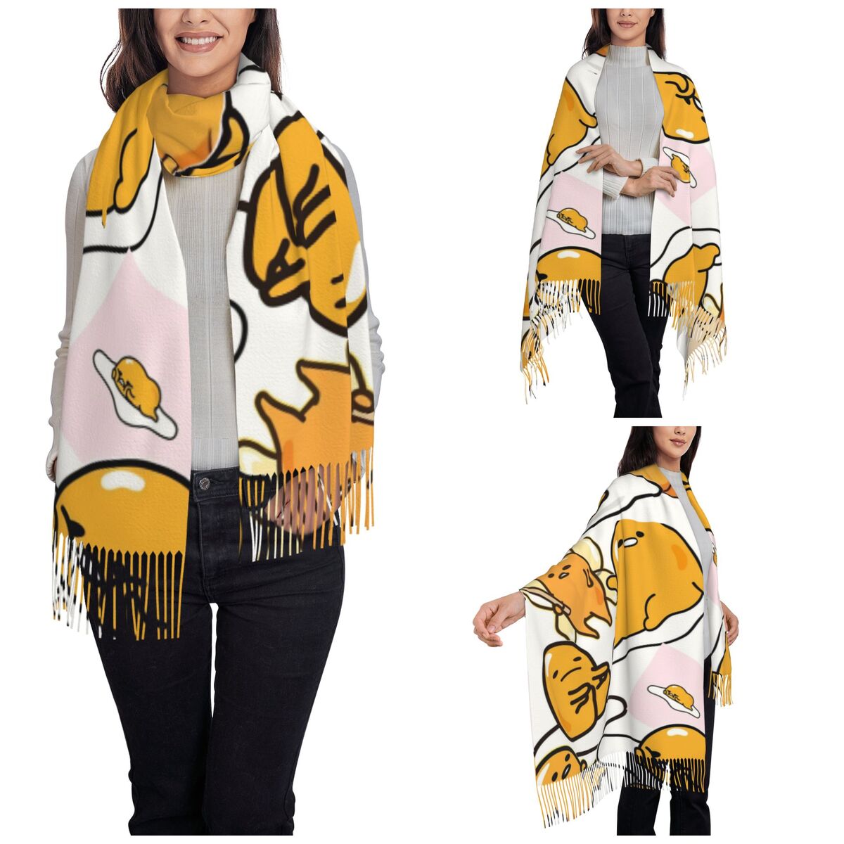 Szalik damski z motywem Gudeta – Pashmina Wrap Large recenzja i cena