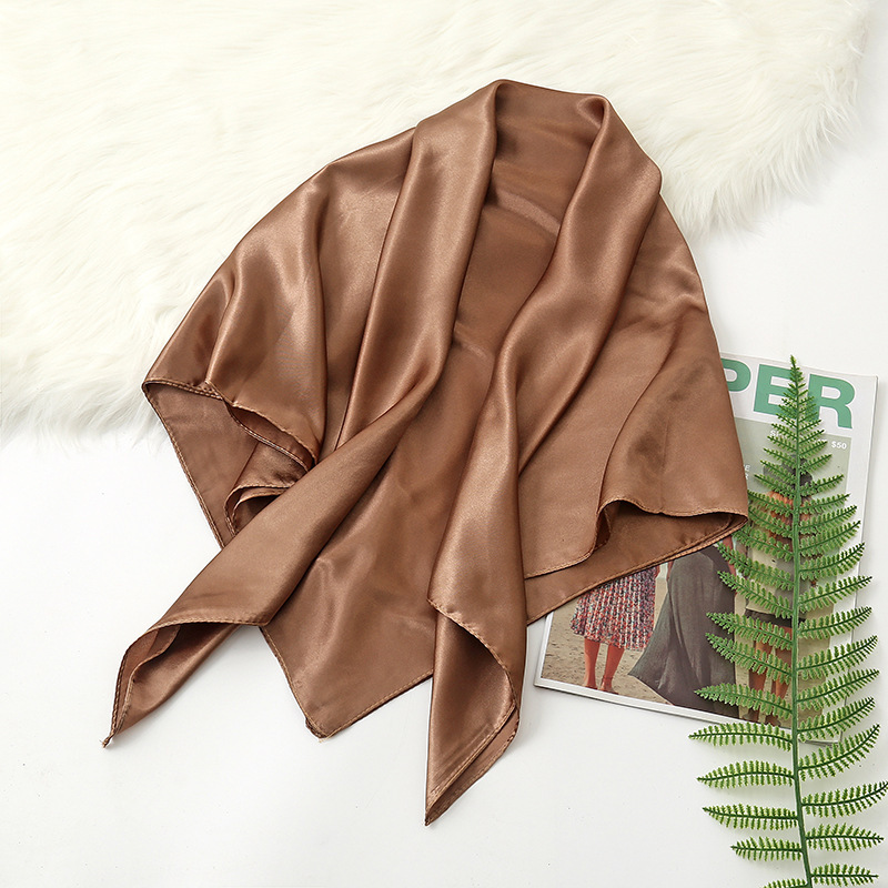 Chusta damska 90 cm w jednolit – Silk Neck Scarf recenzja i cena